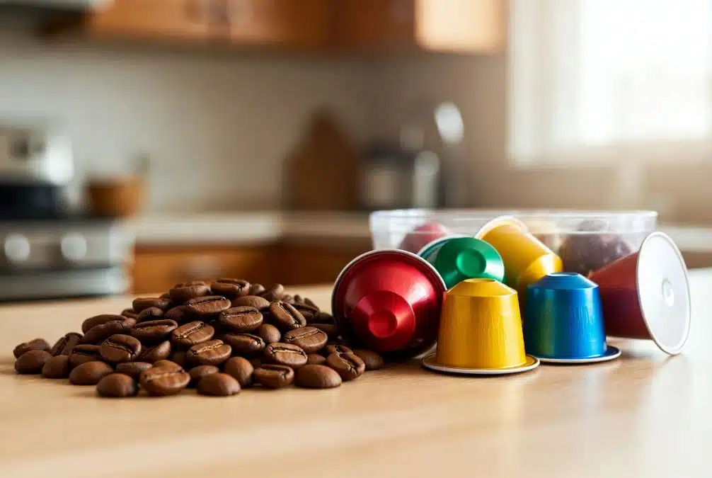 Café em cápsula ou café torrado e moído: o que muda na prática