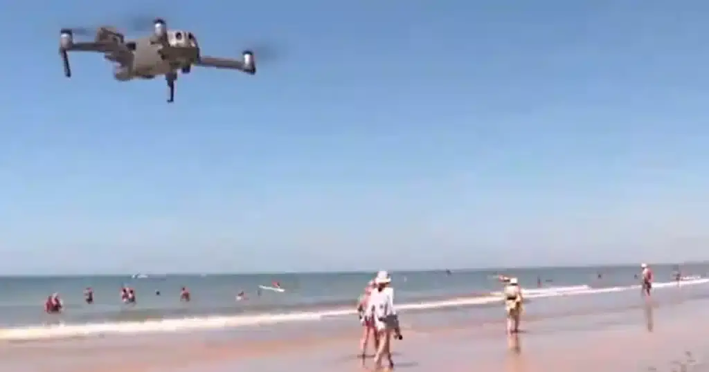 Drones vigiam apanha de conquilhas