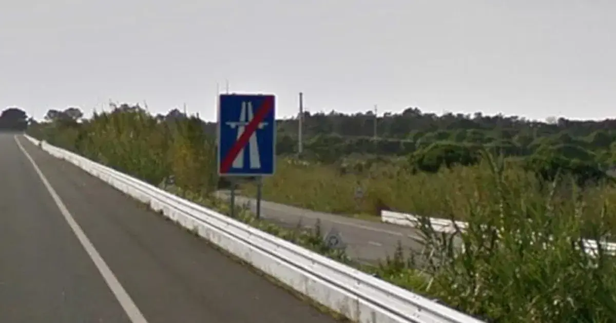 Faixas duplicadas entre Sines e a A2