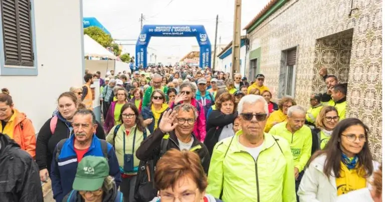 Foram sete centenas de atletas no Azinhal