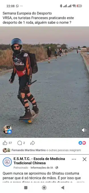 Grupo de Onewheel percorre Algarve em oito dias e passa por Vila Real de Santo António