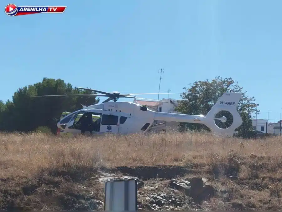 Homem de 60 anos ferido com gravidade em despiste de moto na Junqueira, Castro Marim
