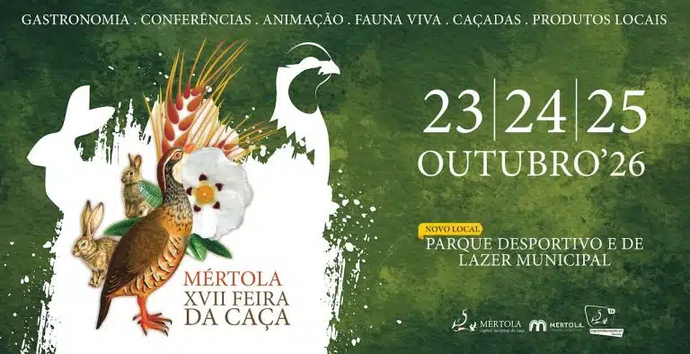 Mértola inicia contagem decrescente para a XVII Feira da Caça e revela cartaz oficial