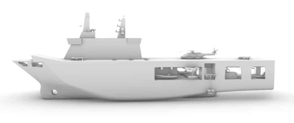 Plataforma naval inovadora na Marinha
