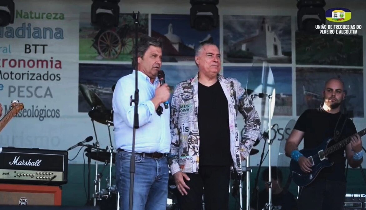 Domingos Caetano com Paulo Paulino