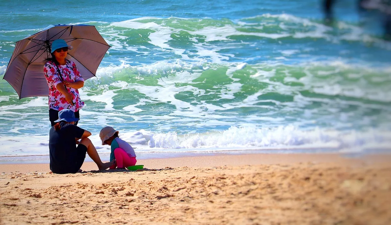 vietnam, sun protection, beach, nature, health, skin cancer, sea, parasol, coneflower, uv-srahlen, prevention-4956147.jpg